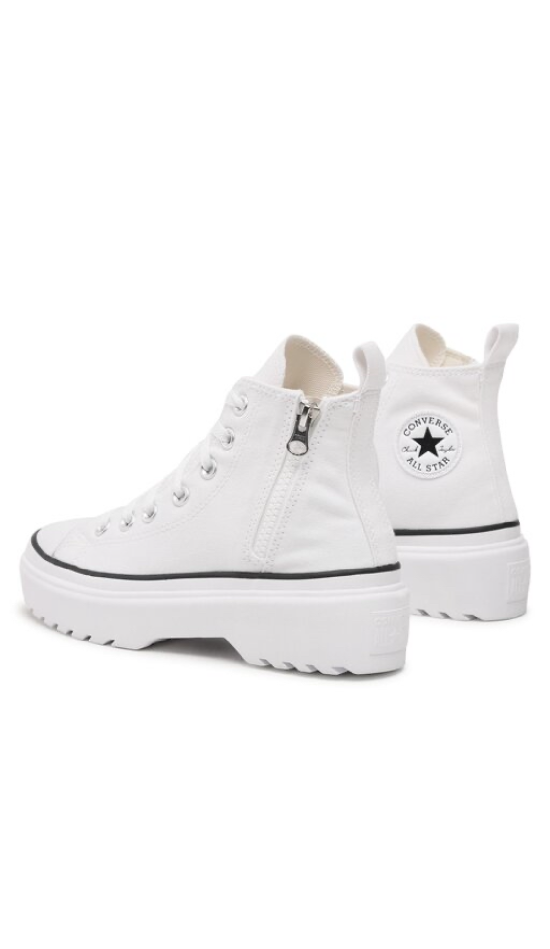 CONVERSE ALL STAR LUGGED LIFT HI WHITE