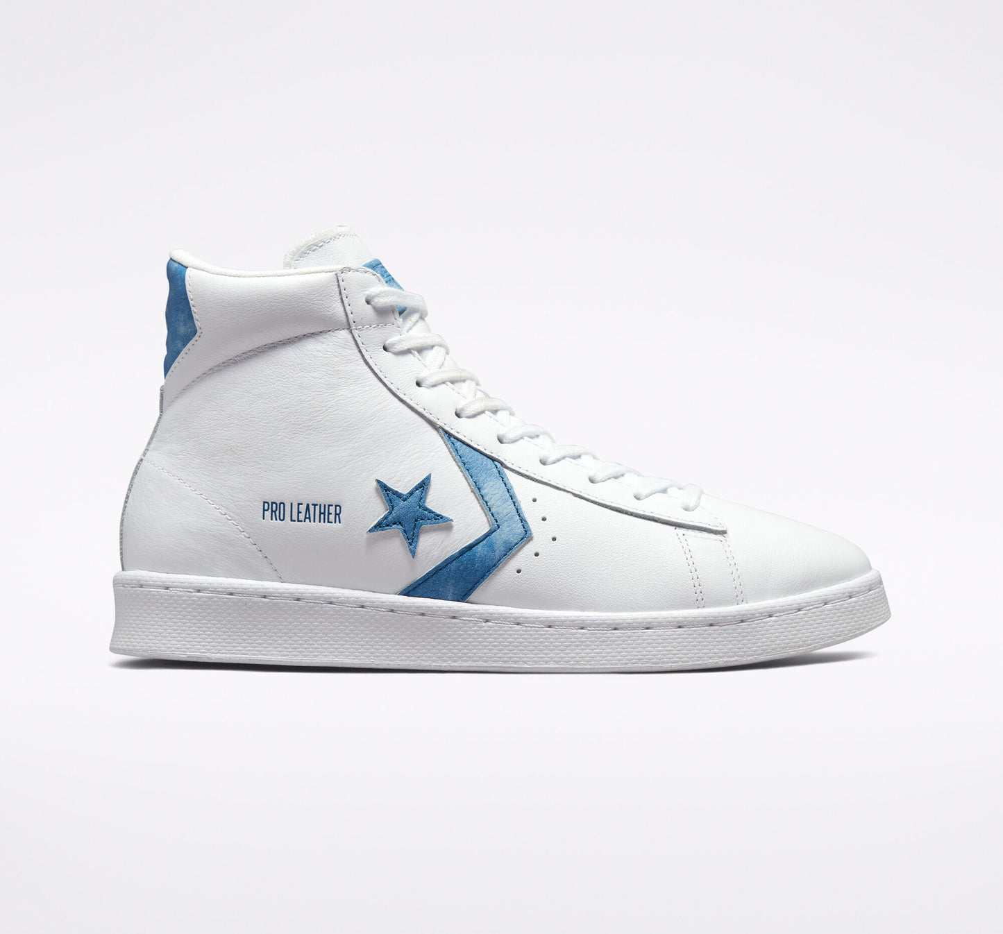 CONVERSE PRO LEATHER HI WHITE BLUE MARINE