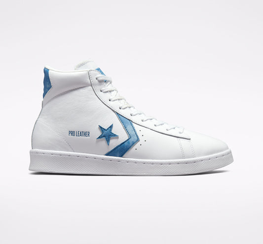 CONVERSE PRO LEATHER HI WHITE BLUE MARINE