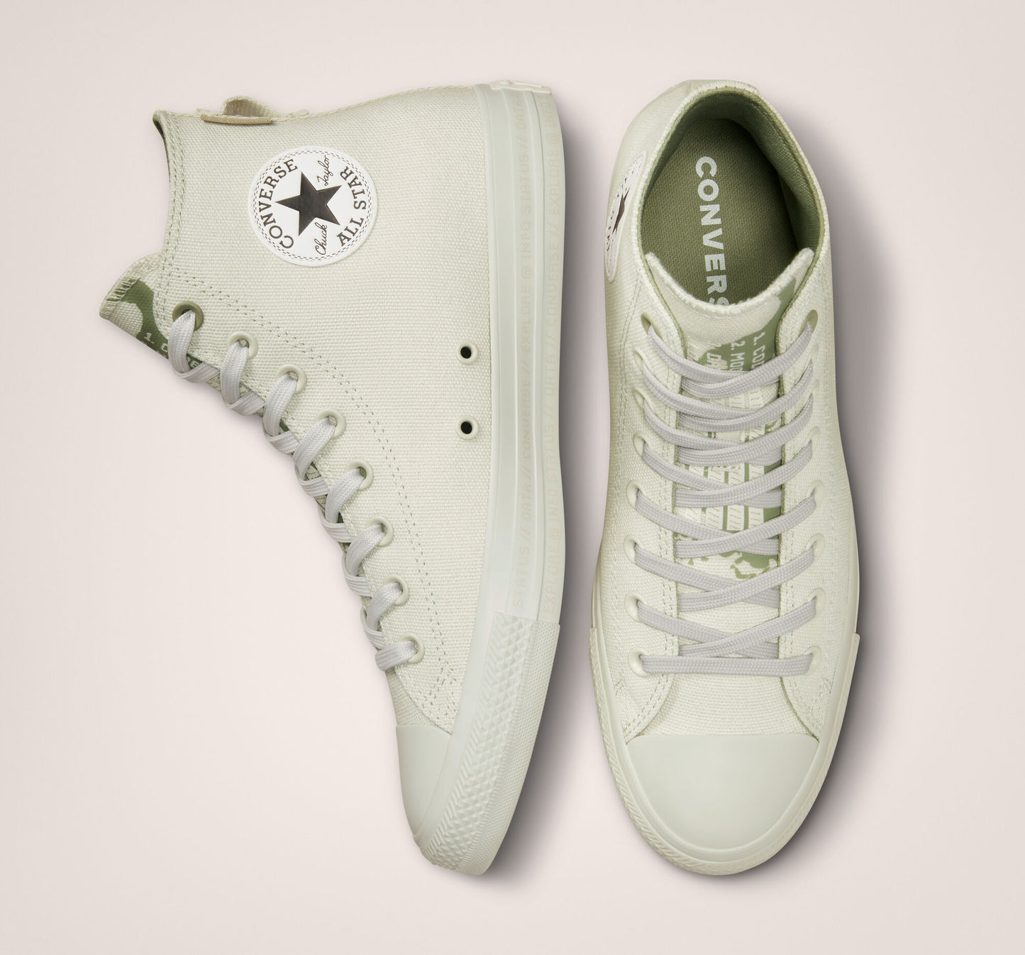 CONVERSE ALL STAR LOGO LIGHT BONE