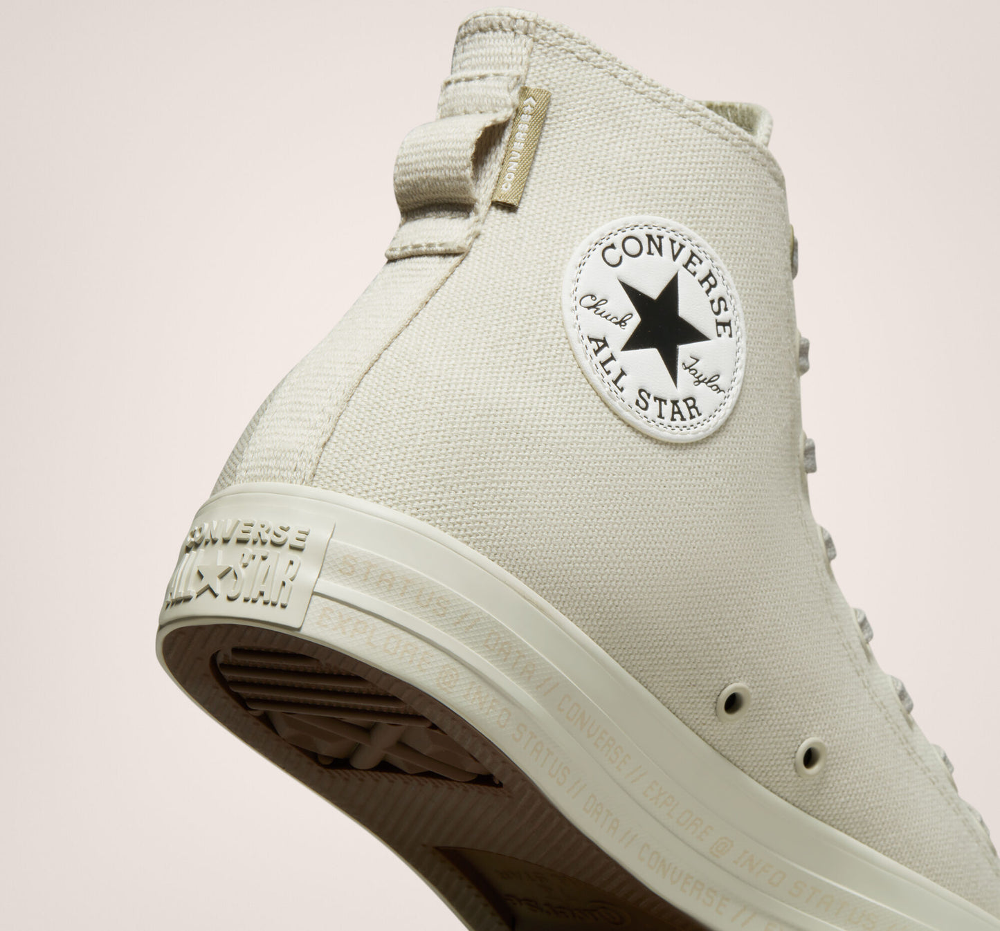 CONVERSE ALL STAR LOGO LIGHT BONE