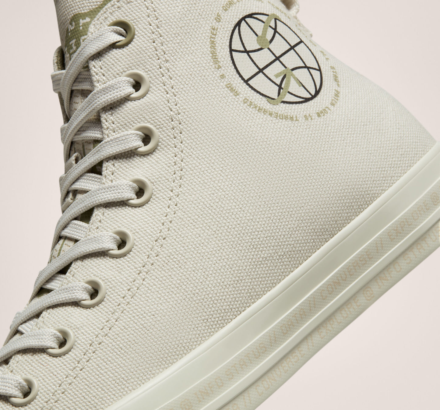 CONVERSE ALL STAR LOGO LIGHT BONE