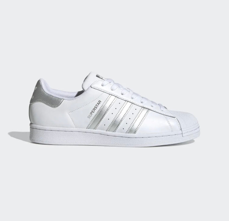 ADIDAS ORIGINAL SUPERSTAR WHITE SILVER