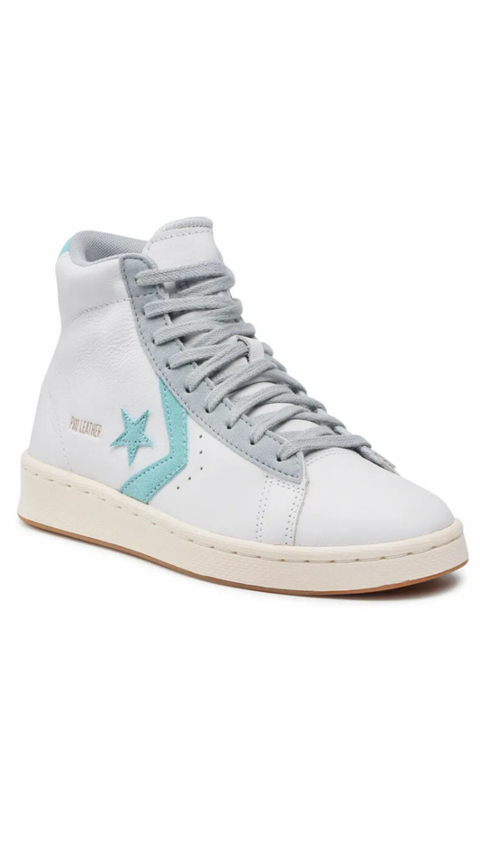 CONVERSE PRO LEATHER HI WHITE ALOE